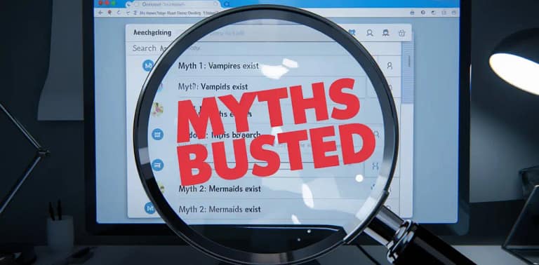 Top 5 SEO myths busted - visual representation of mythbusting in search engine optimization